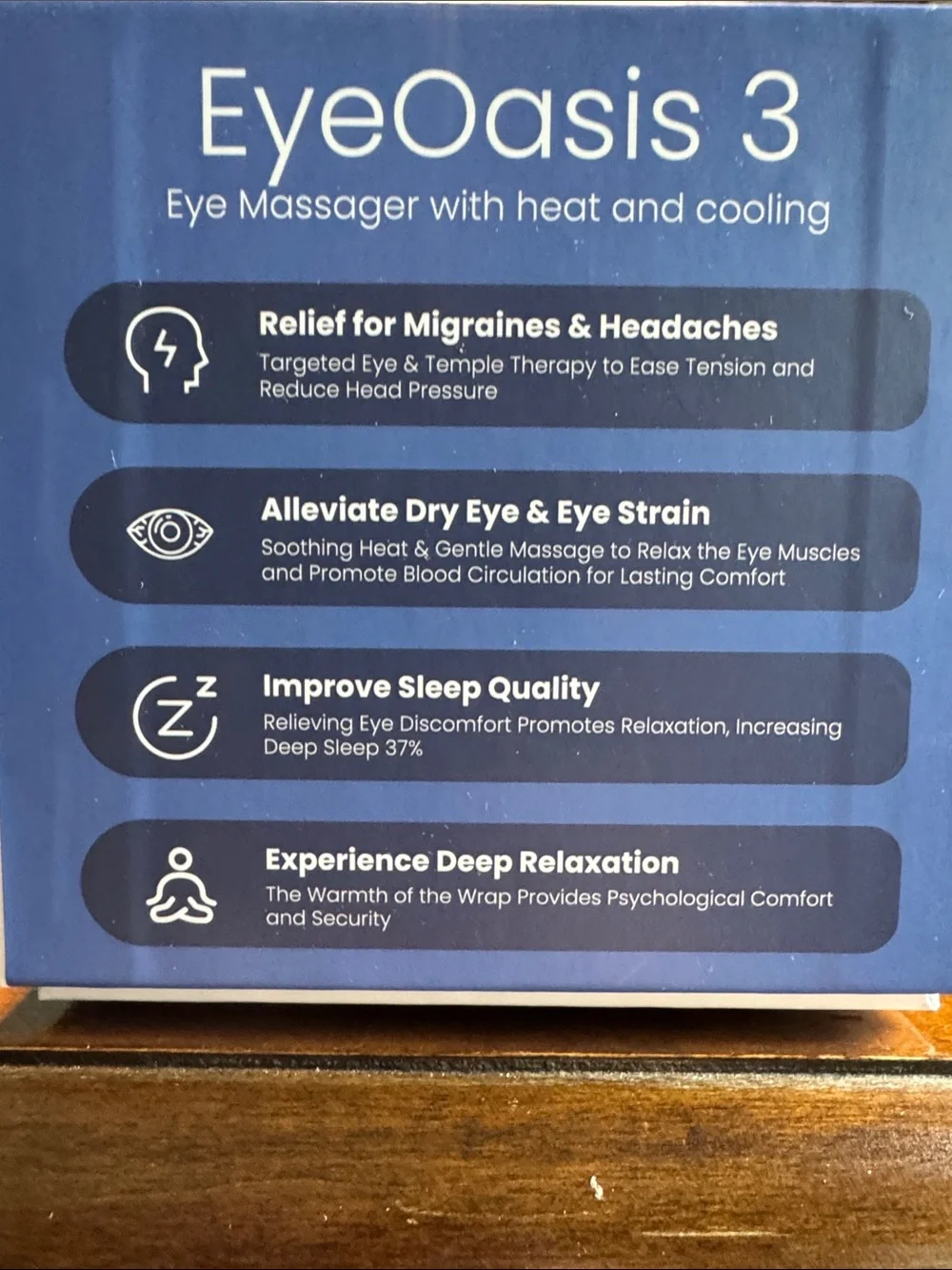 Men's Blue and Black Therapeutic Glasses